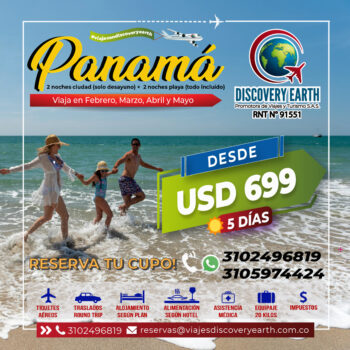 Discovery Earth te lleva a conocer Panamá y sus playas