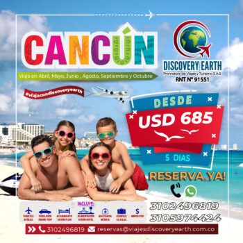 Viaja a Cancún con Discovery Earth